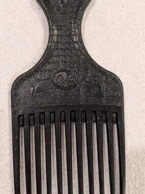 Vintage Goody Black Hair Pick Comb Retro 70s 80s - 1347